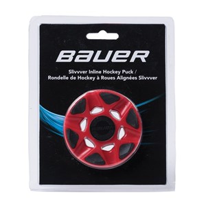 Bild von Bauer RH Slivvver Puck Rot - Stück