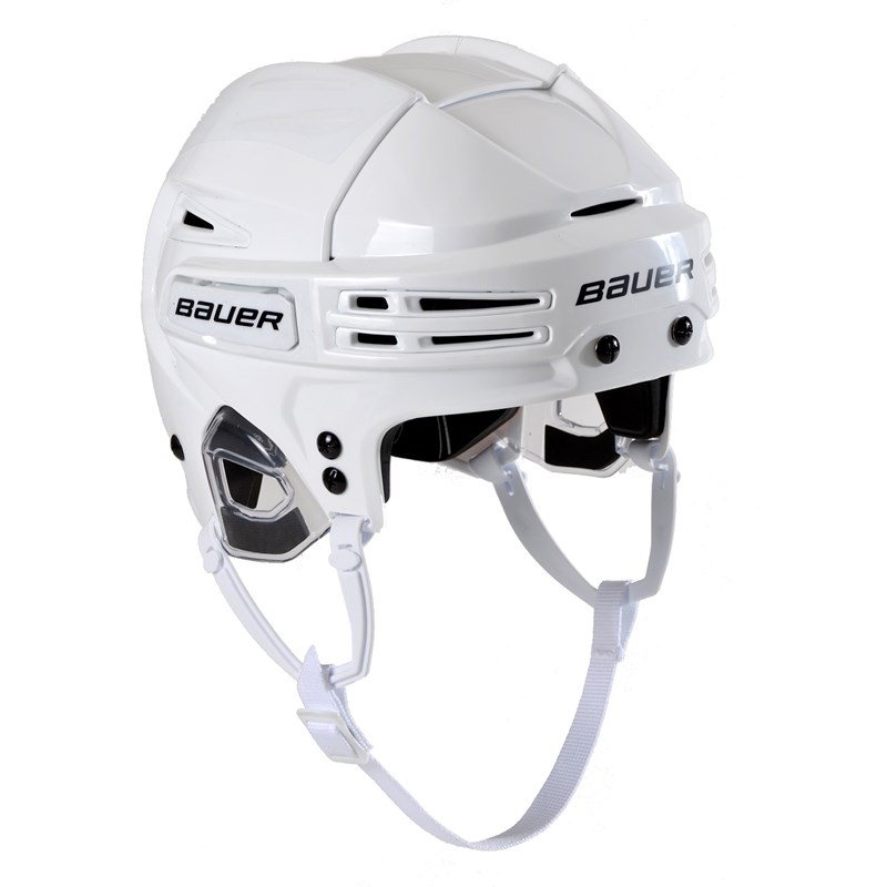 white bauer helmet