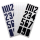 Picture of BAUER Helmet Numbers Set - (Nr. 0 - 9) - Einzel Set