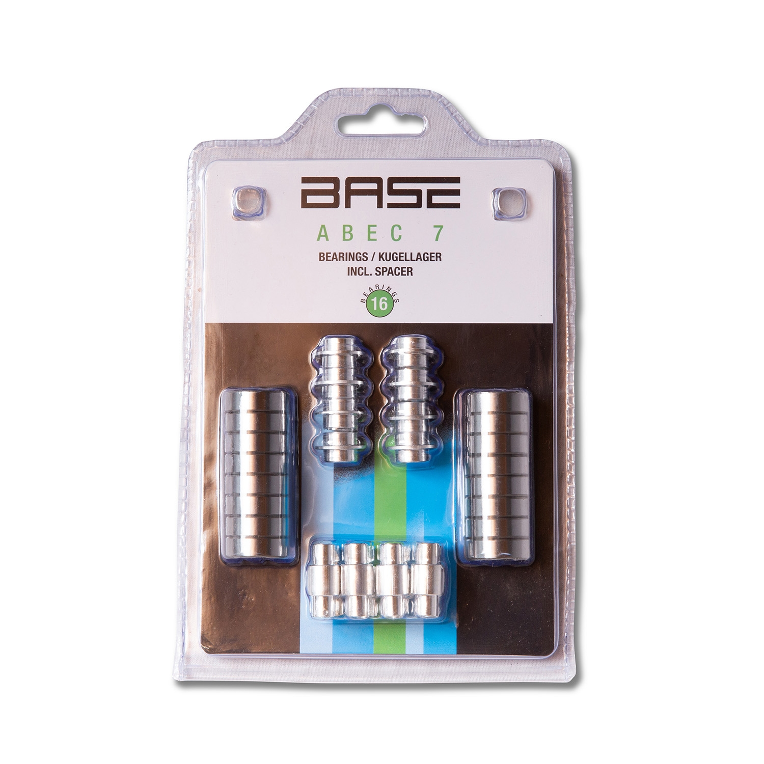 Picture of BASE Bearings ABEC 7 incl. Spacer - 16er Blister Pack