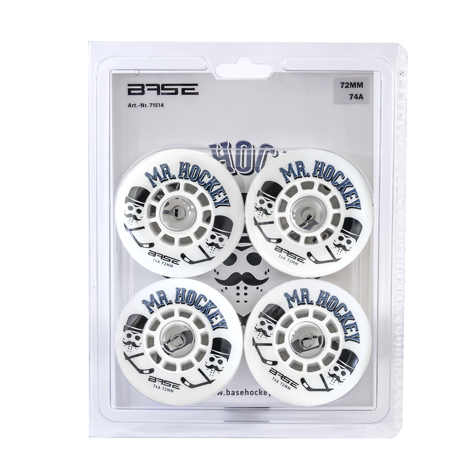 Picture of BASE Indoor Wheel Pro "Mr. Hockey" - 74A - 4er Pack