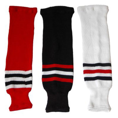 Picture of NHL Hockey Socks Chicago Blackhawks Senior - White/Red/Black