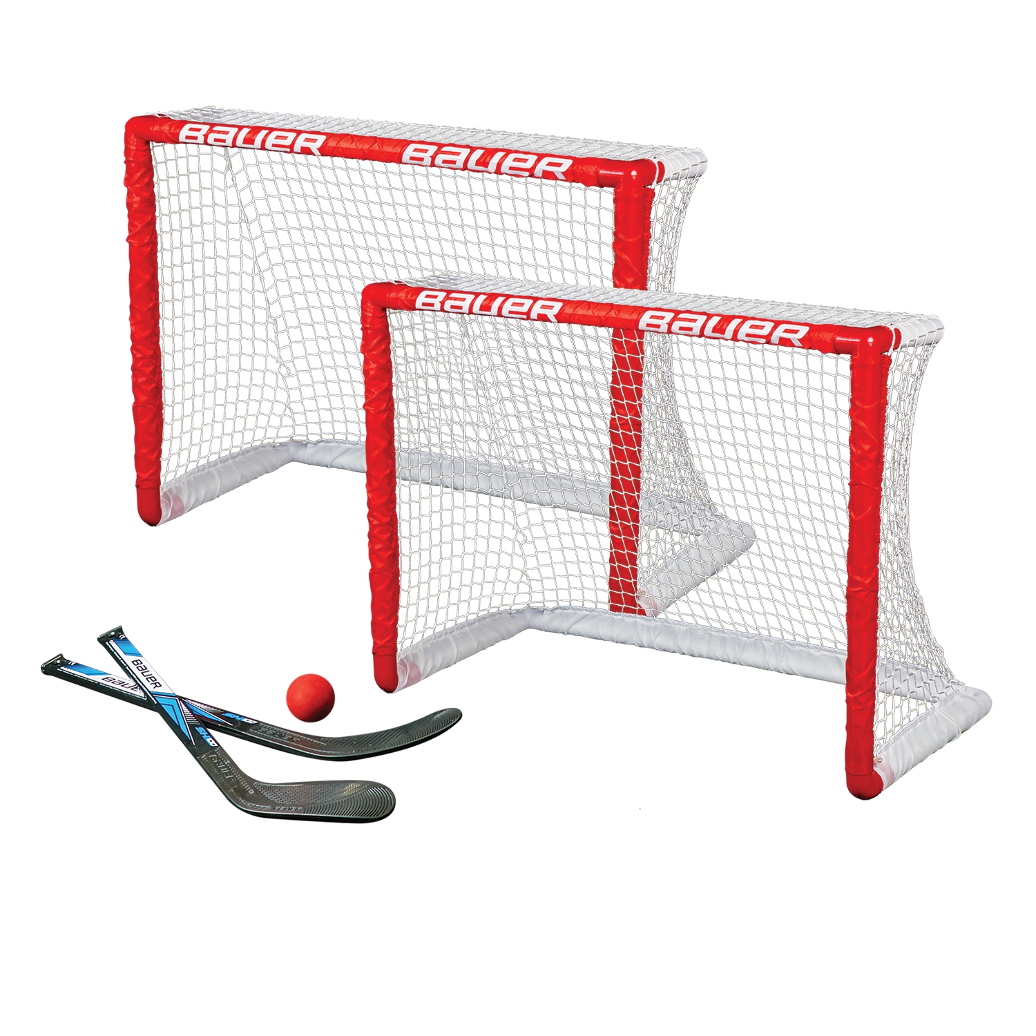 Picture of BAUER Knee Hockey Goal 2er Set 30.5" 2 Tore, 2 Ministicks & 1 Foam Ball