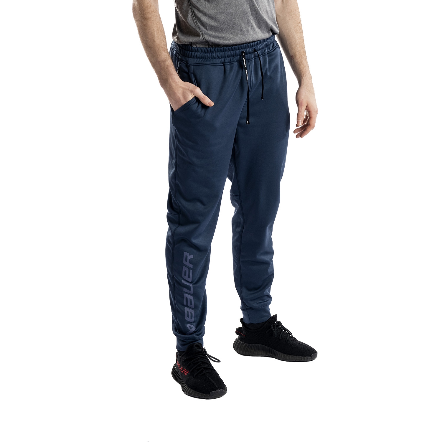 Picture of BAUER Fleece Jogger Team - nav - Sr.