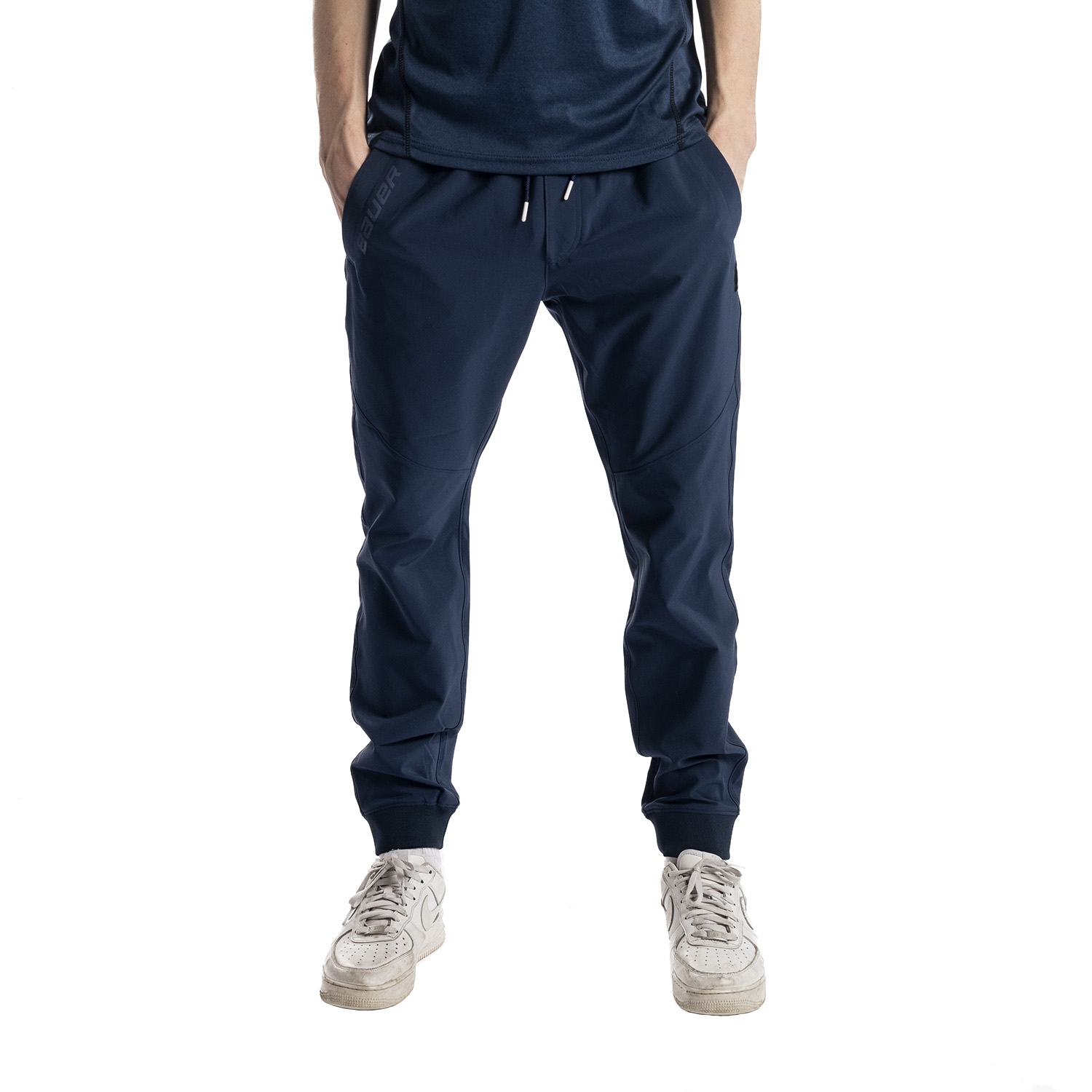 Picture of BAUER Woven Jogger Team - nav - Sr.