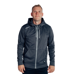 Picture of BAUER Fleece Zip Hoodie Team - gry - Sr.