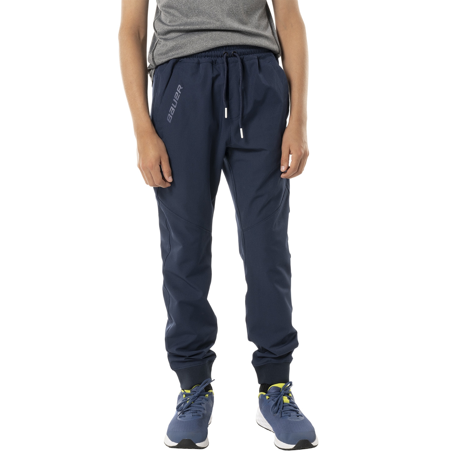 Picture of BAUER Woven Jogger Team - nav - Yth.
