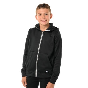 Picture of BAUER Fleece Zip Hoodie Team - blk - Yth.