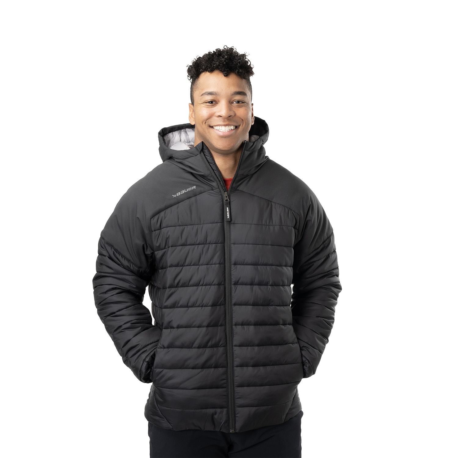 Picture of BAUER Team Puffer Jacket - blk - Sr.