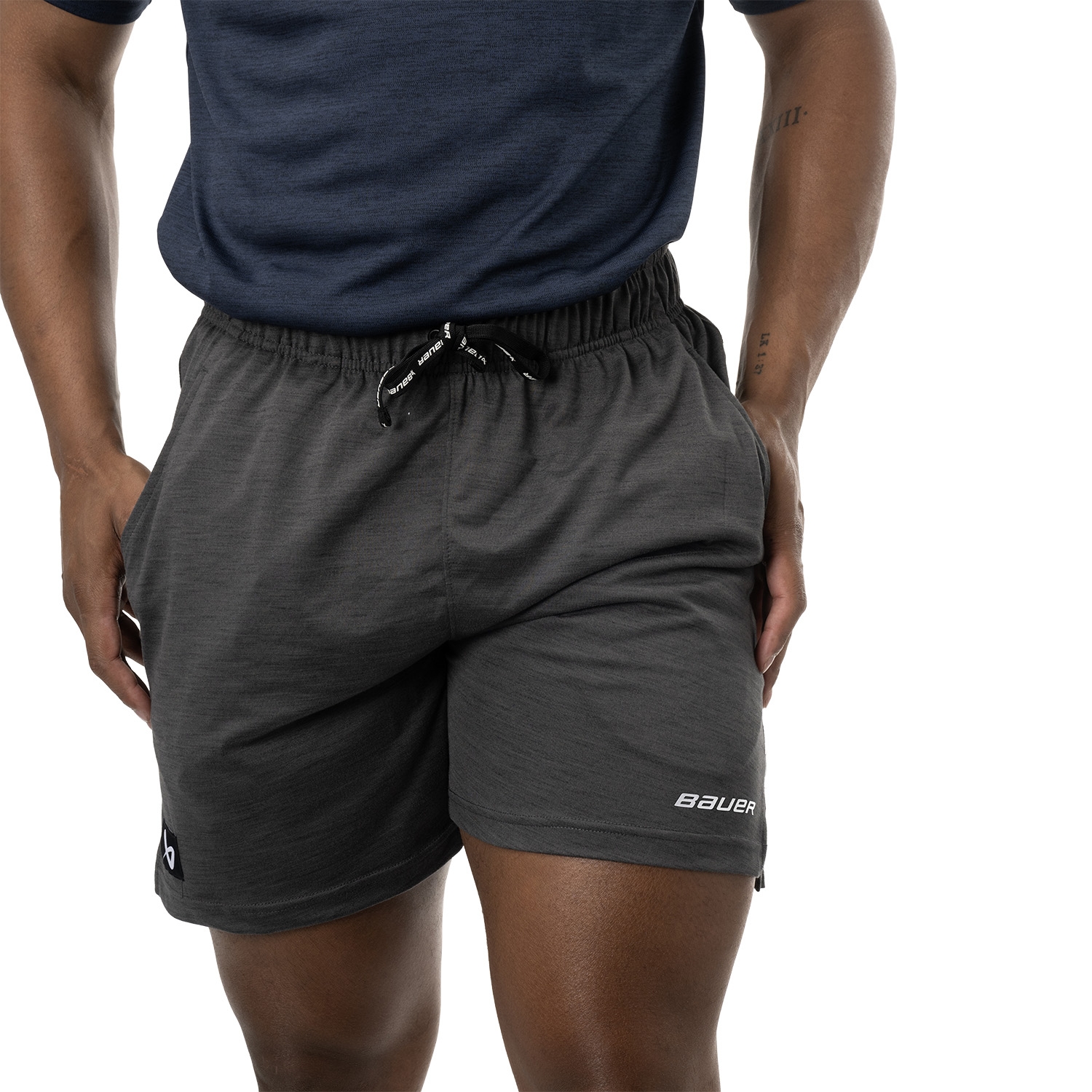 Picture of BAUER Team Knit Short - gry - Sr.