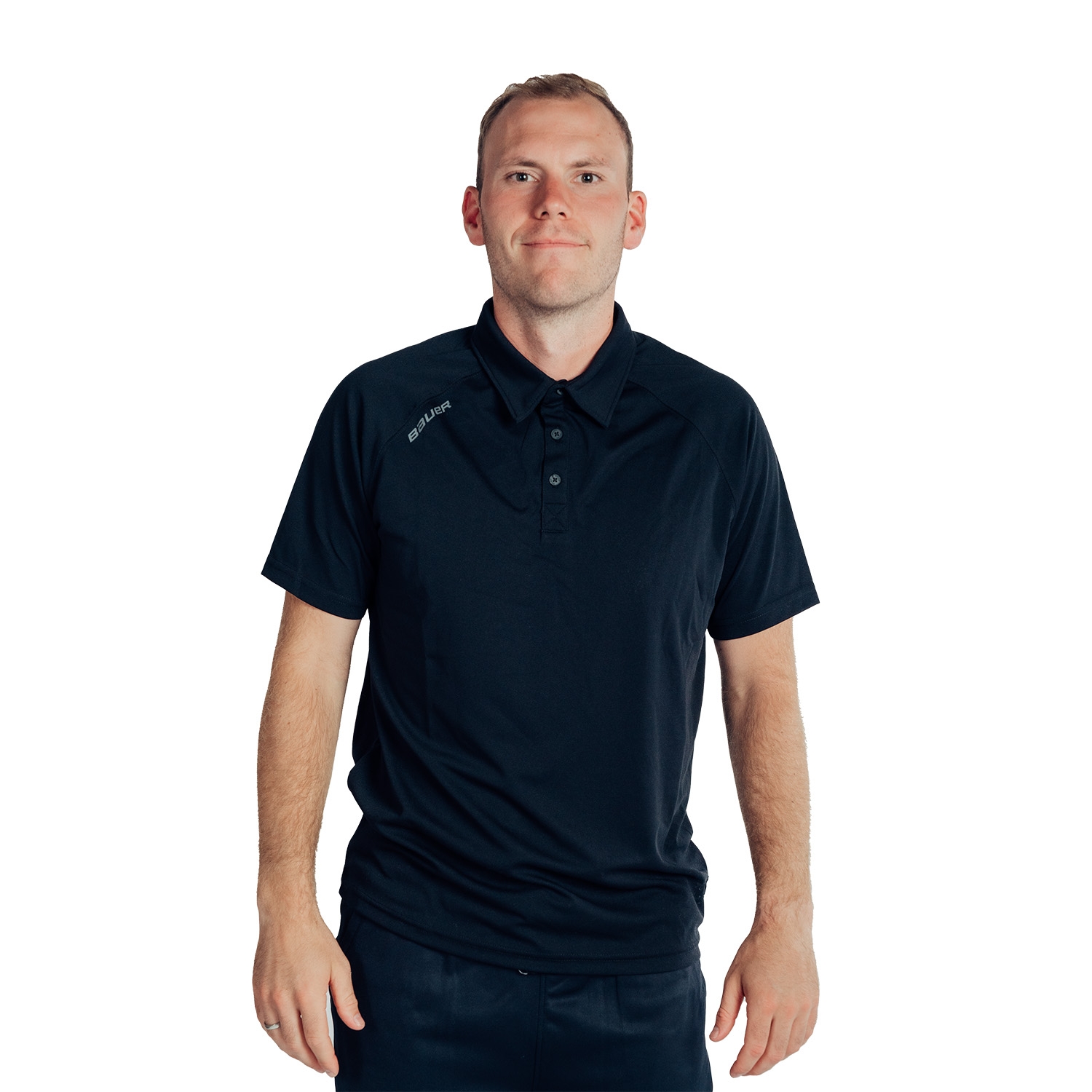 Picture of BAUER Team Polo - blk - Sr.