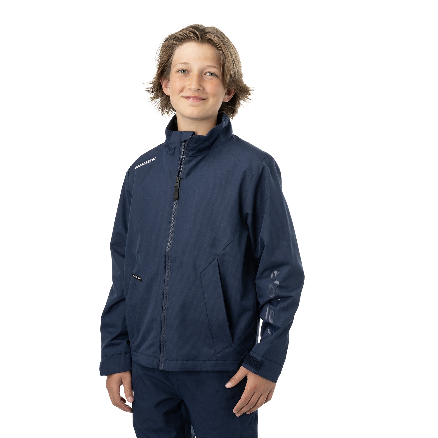 Изображение BAUER Team Lightweight Jacket - nav - Yth.