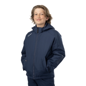 Picture of BAUER Team Heavyweight Jacket - nav - Yth.