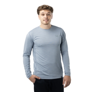 Picture of BAUER FLC LS Tech Tee - blu - Sr.