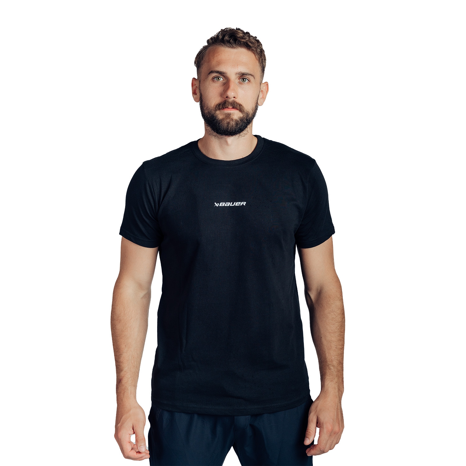 Picture of BAUER Core Tee - blk -Sr.