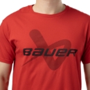 Picture of BAUER Core Lockup Tee - red - Sr.