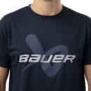 Picture of BAUER Core Lockup Tee - nav - Sr.
