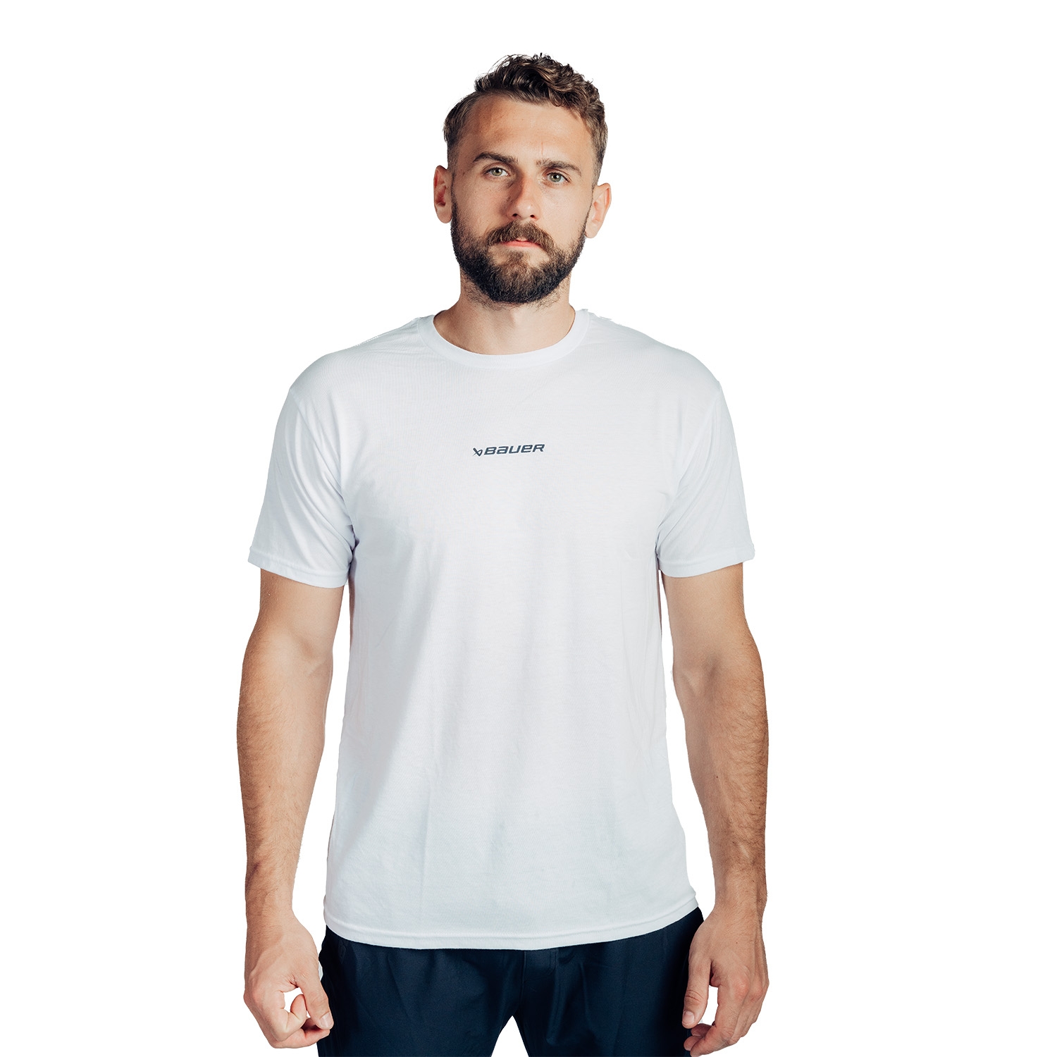 Picture of BAUER Core Tee - wht -Sr.