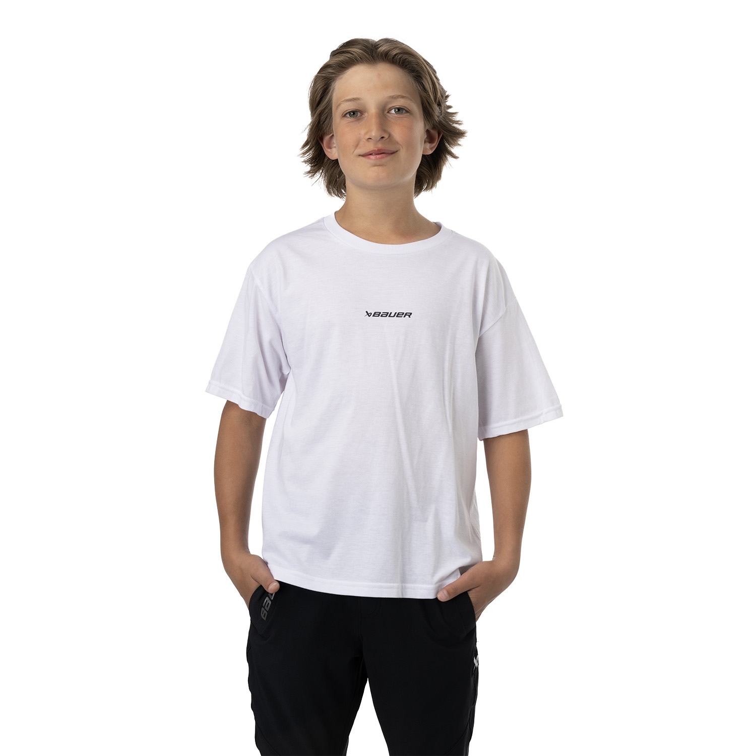 Picture of BAUER Core Tee - wht -Yth.