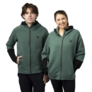 Picture of BAUER FLC Full Zip Colorblock - grn - Sr.