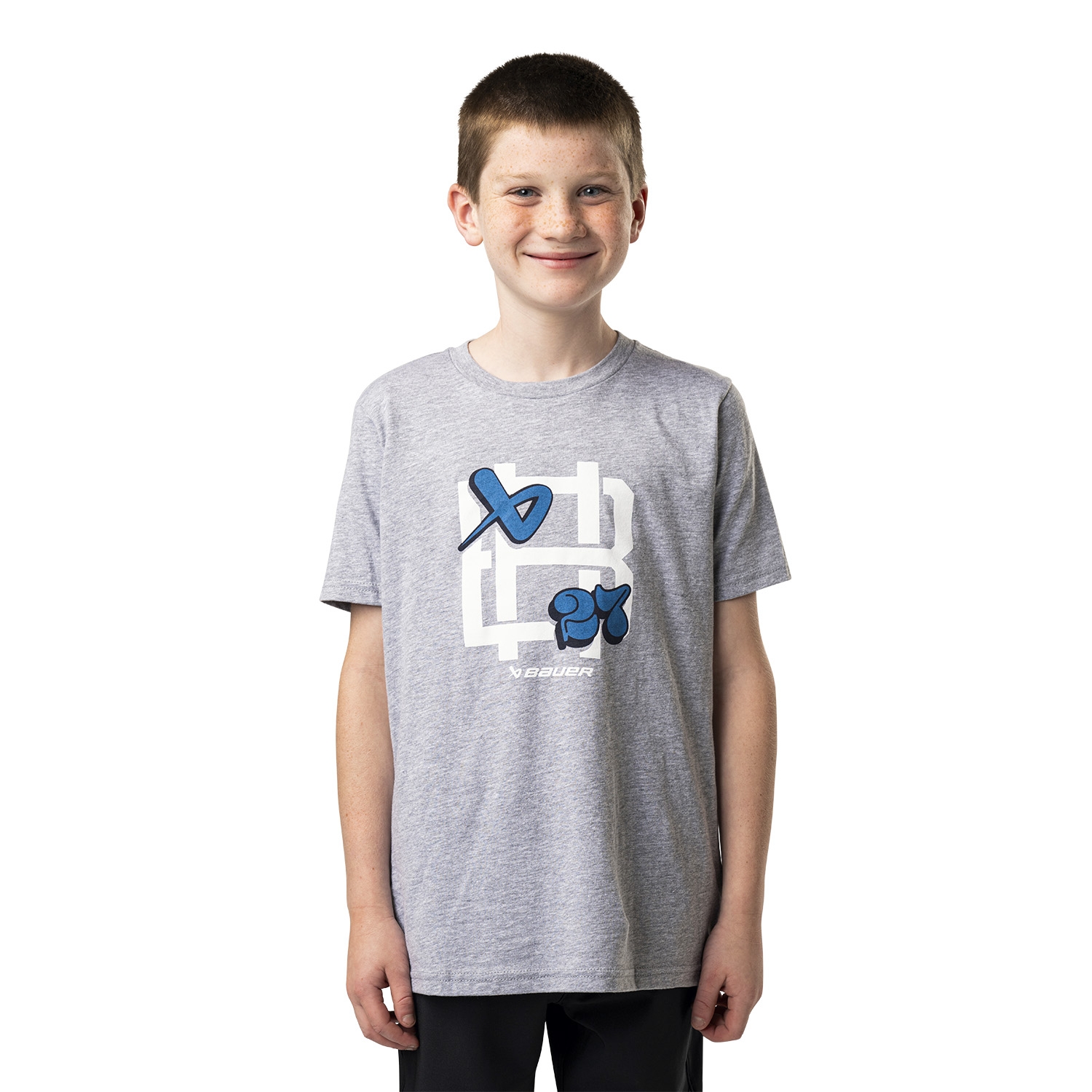 Picture of BAUER Tee Graphic - gry - Yth.
