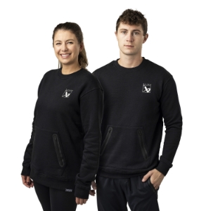Picture of BAUER Quilted Crew - blk - Sr.