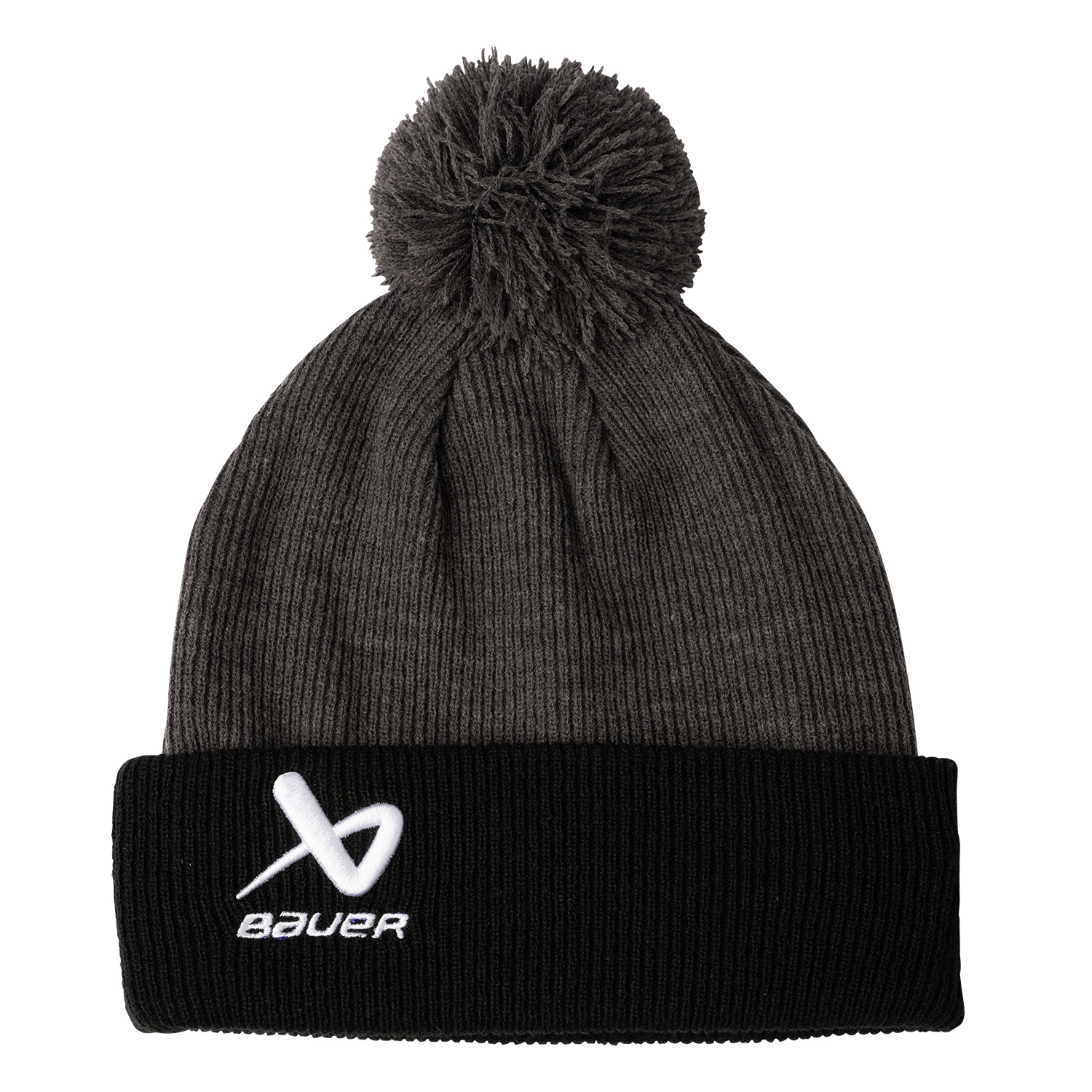 Picture of BAUER Knit Pom 2Tone - blk/gry - Sr.