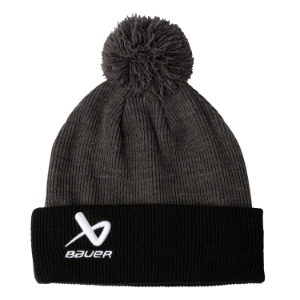 Picture of BAUER Knit Pom 2Tone - blk/gry - Sr.