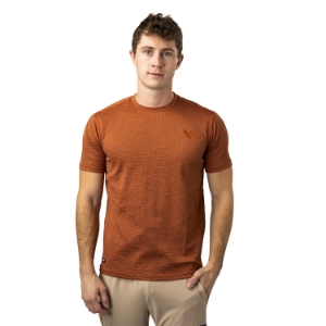 Picture of BAUER FLC Textured Tech Tee - clay - Sr.