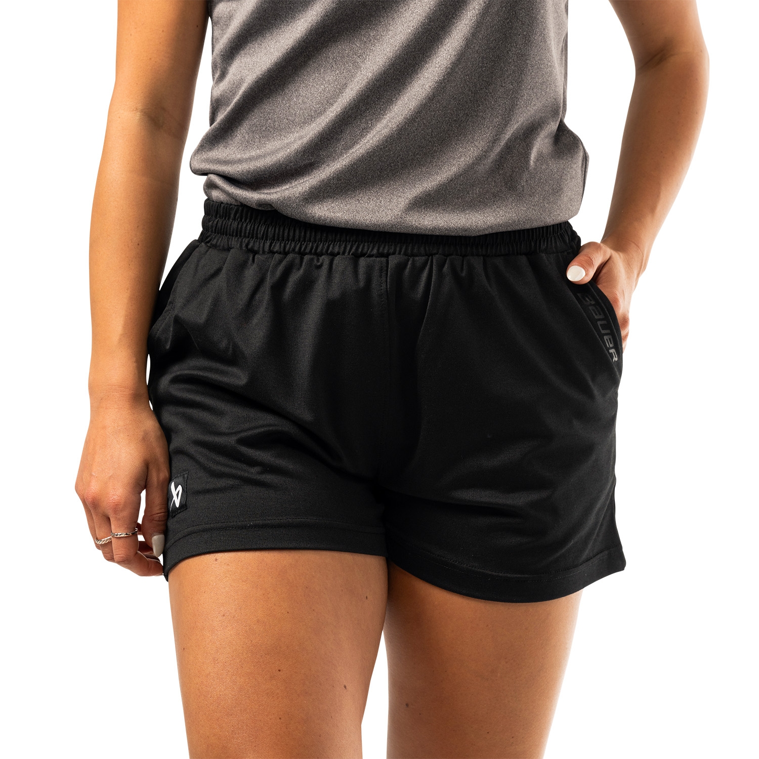 Picture of BAUER Women's Team Train Short - blk -Sr.