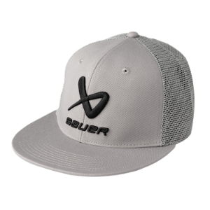Picture of BAUER Core Flatbrim Cap - gry - Yth.