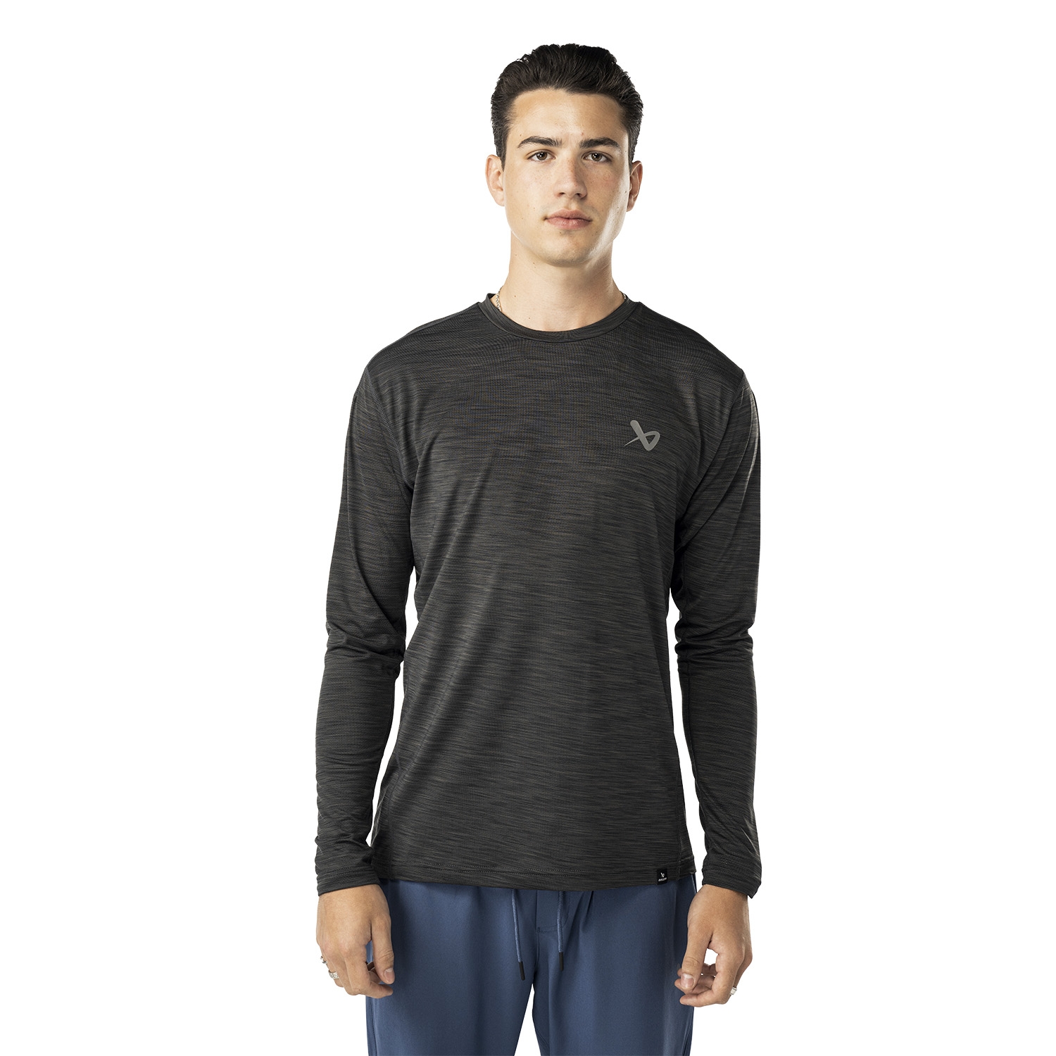 Picture of BAUER FLC Core LS Tech Tee - gry - Sr.