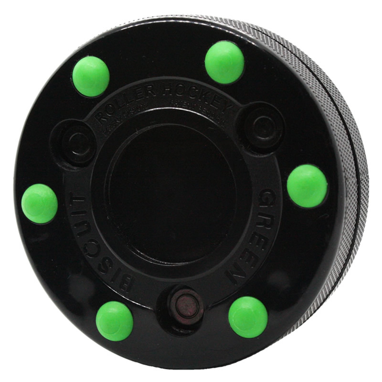 Picture of GREEN BISCUIT Roller Hockey Puck - Blister Pack