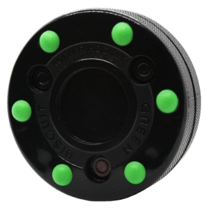Picture of GREEN BISCUIT Roller Hockey Puck - Blister Pack
