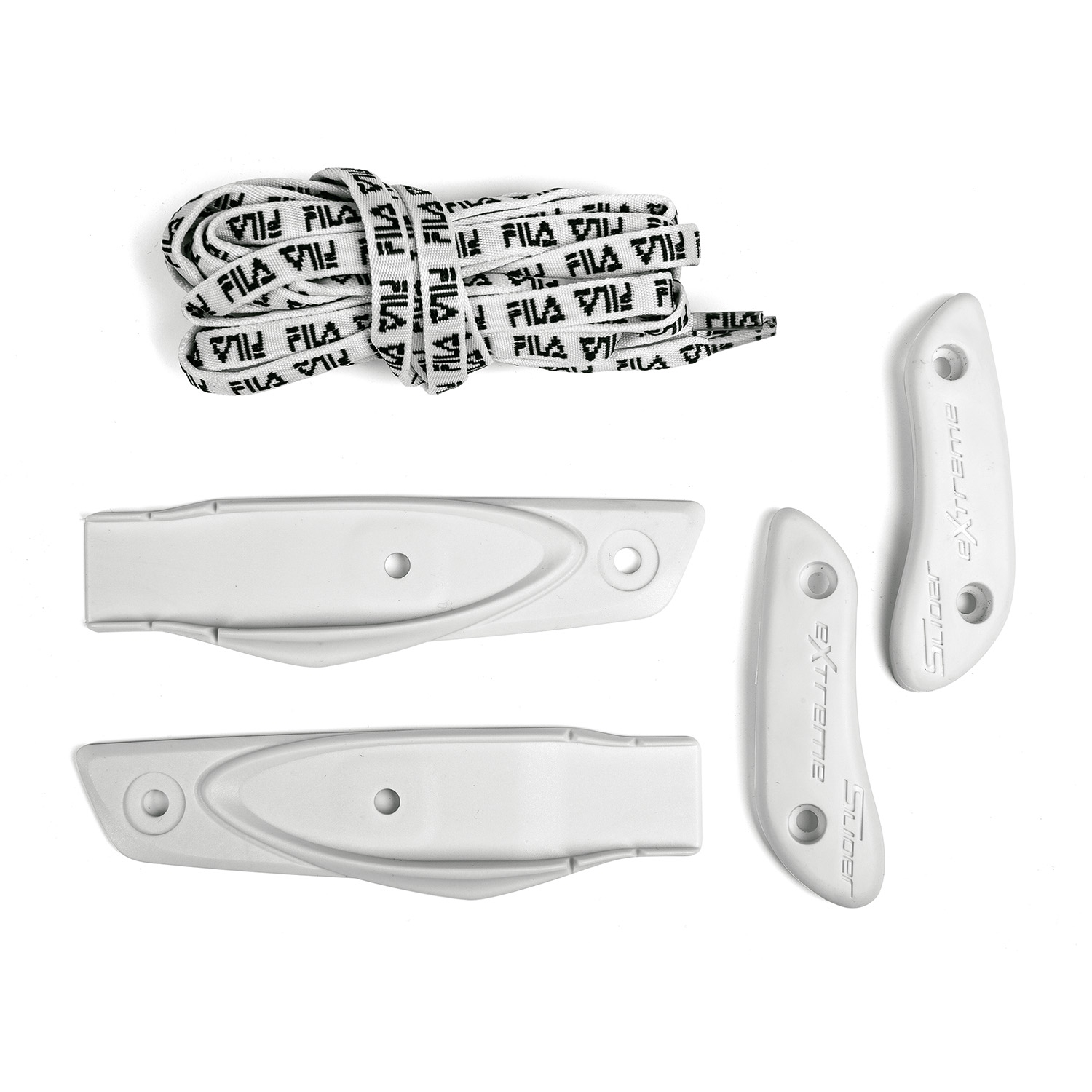 Picture of NRK PRO set (slider, instep band, laces) - white