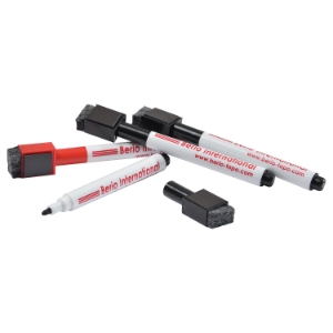 Picture of BERIO Ersatzstift für Coachtafel - 4er Pack (3x schwarz, 1x rot)