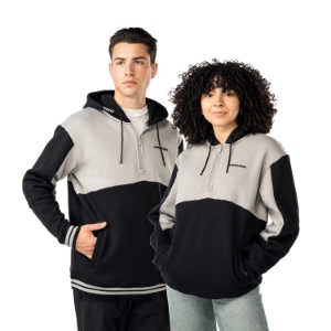 Picture of BAUER Novelty Hoodie - blk/gry - Sr.