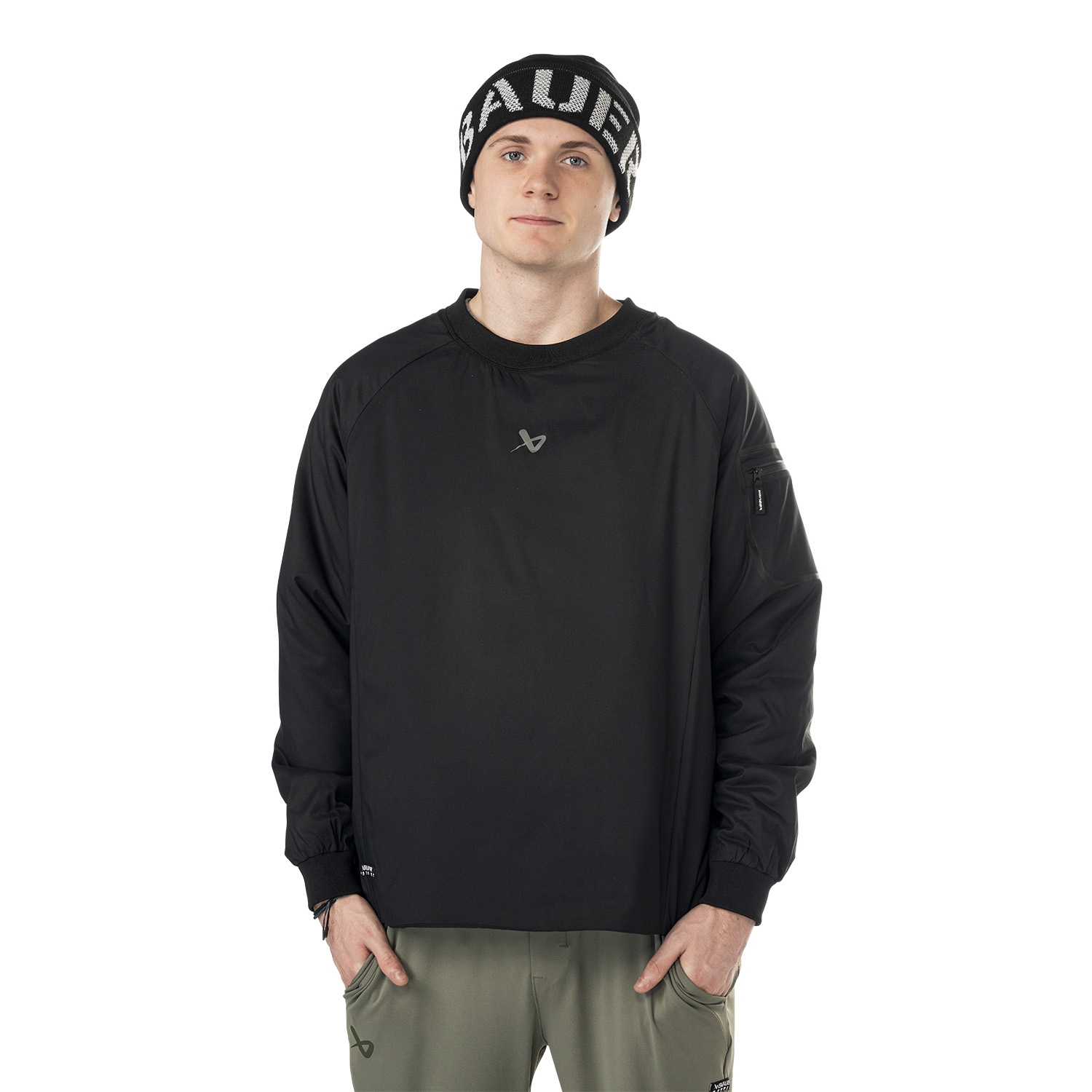 Picture of BAUER Filled Crewneck - blk - Sr.