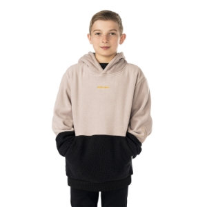 Picture of BAUER Polarfleece Hoodie - tau/blk - Yth.