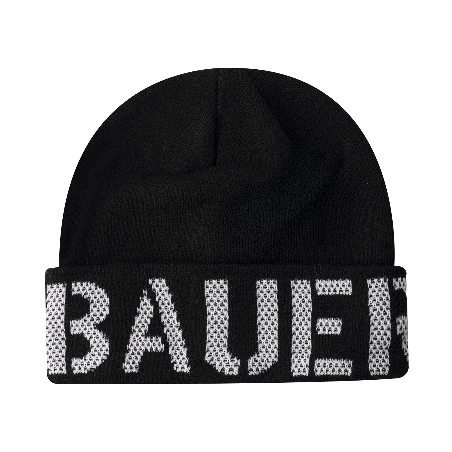 Picture of BAUER Intarsia Knit Toque - blk - Yth.