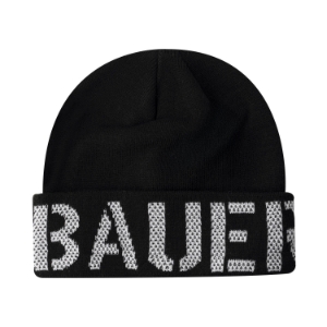 Picture of BAUER Intarsia Knit Toque - blk - Yth.