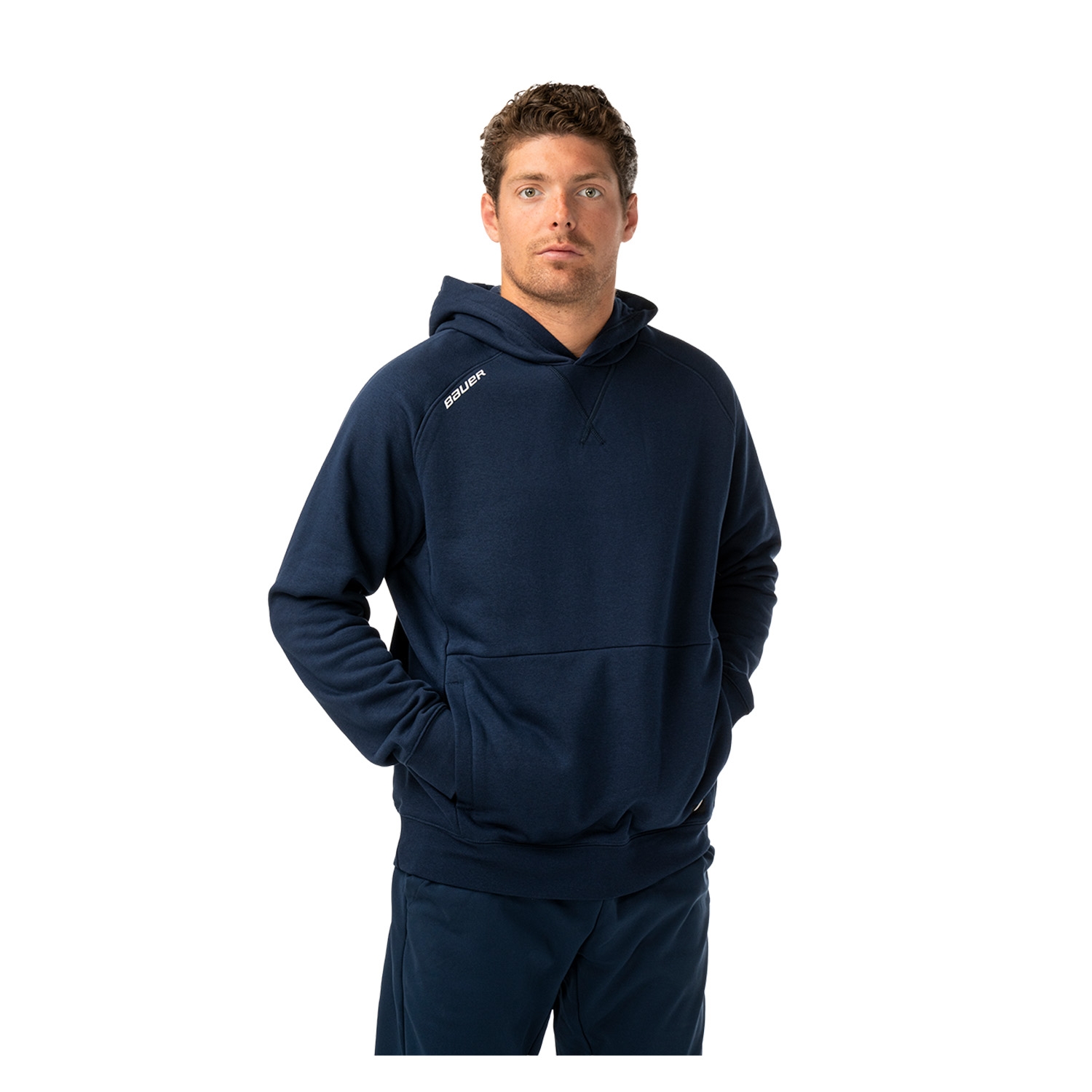 Picture of BAUER Team Hoodie Ultimate - nav - Sr.