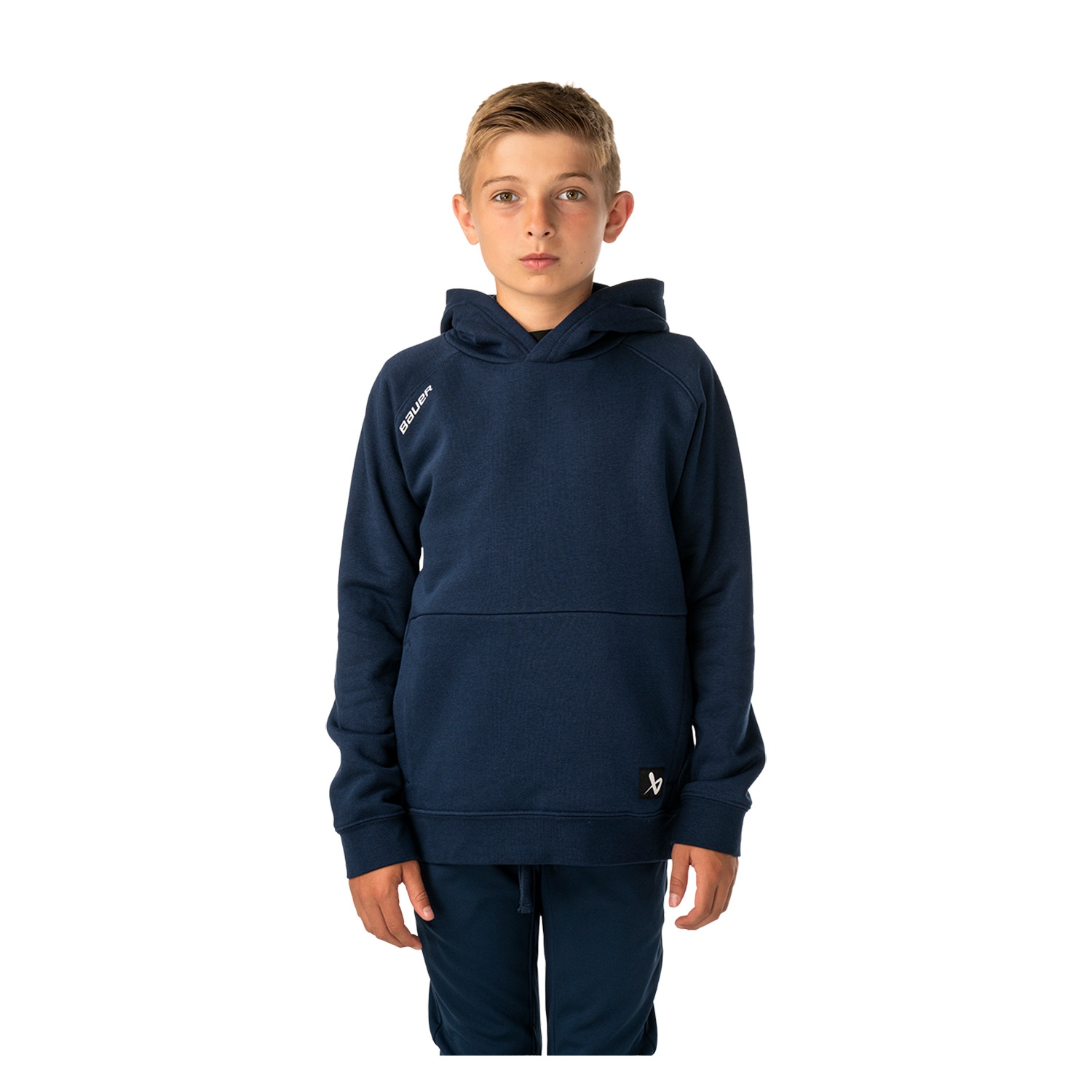 Picture of BAUER Team Hoodie Ultimate - nav - Yth.