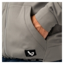 Picture of BAUER Fleece Zip Hoodie Team - gry - Sr.