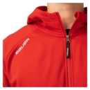 Picture of BAUER Fleece Zip Hoodie Team - red - Sr.