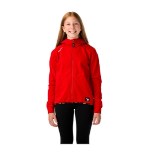Picture of BAUER Fleece Zip Hoodie Team - red - Yth.