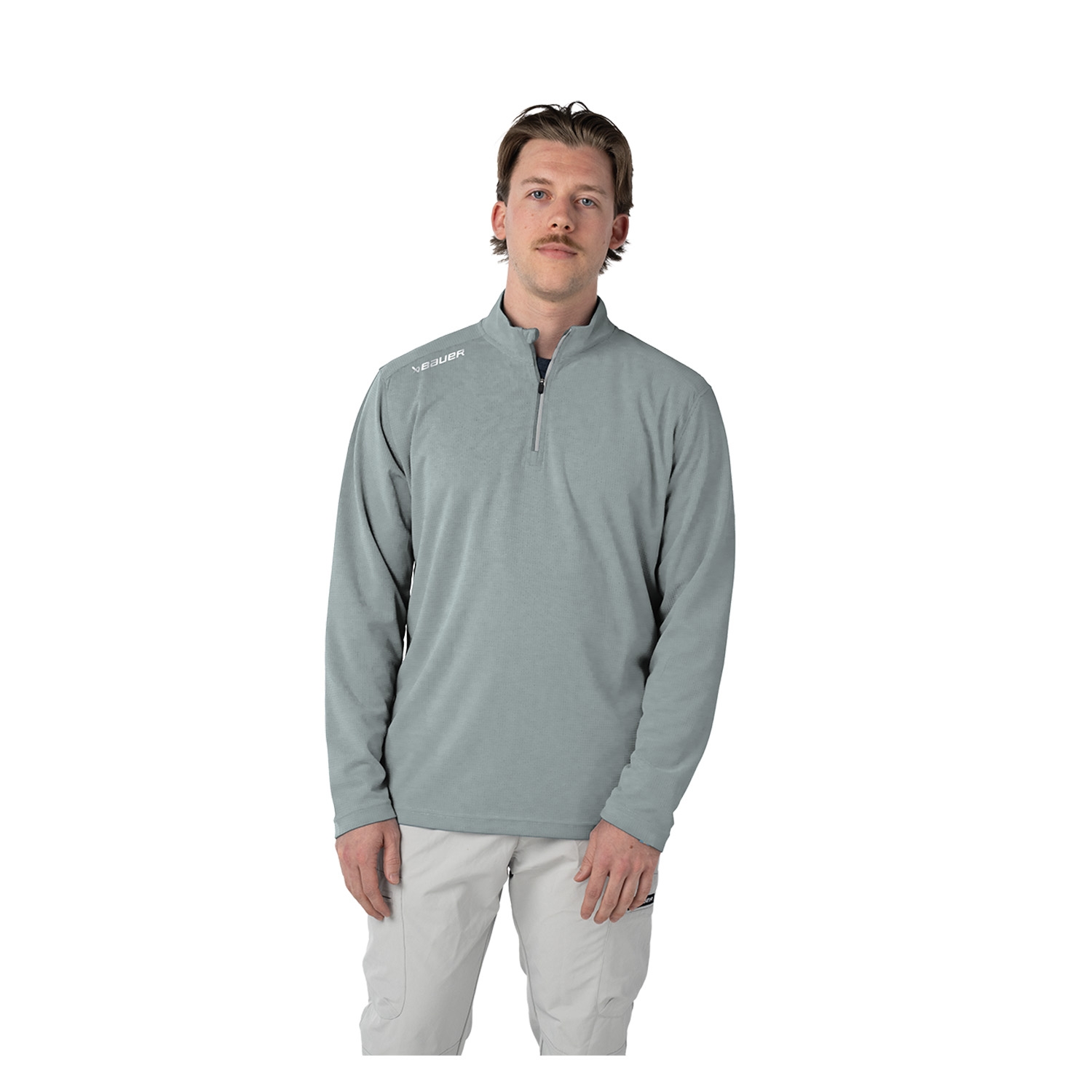 Picture of BAUER Premium Performance 1/4 Zip - gry - Sr.